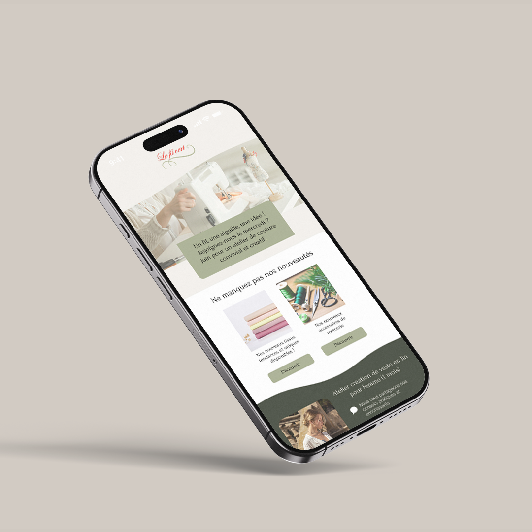 Application mobile le fil vert